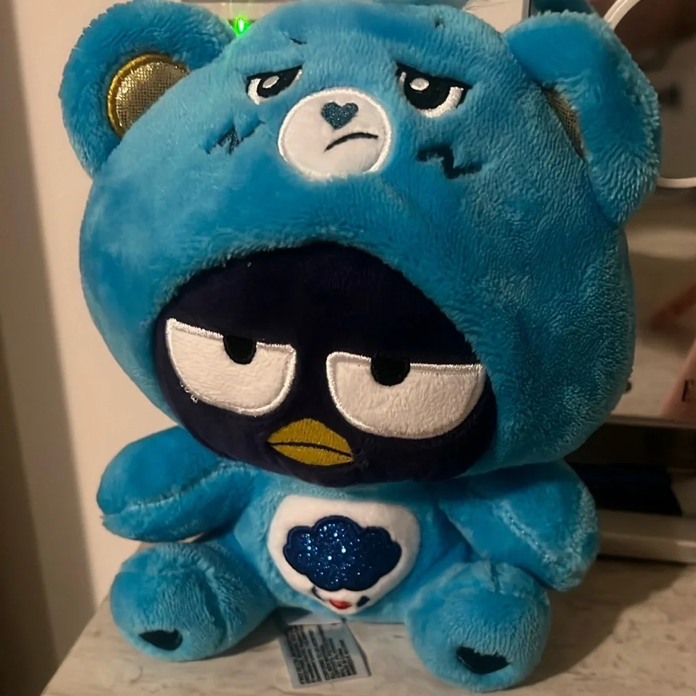 Sanrio Blue and Black Stuffed Animal - Picture 1 of 5